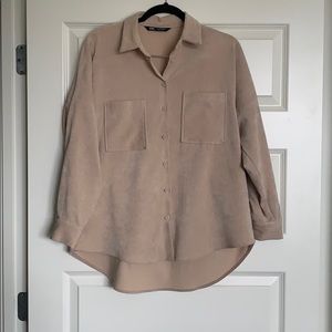 Zara corduroy button down